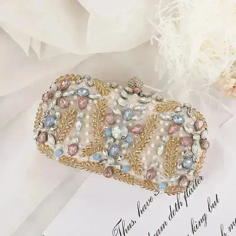 Luxury Rhinestone Clutch Bag - Wedding &amp; Party Purse | Femstylo