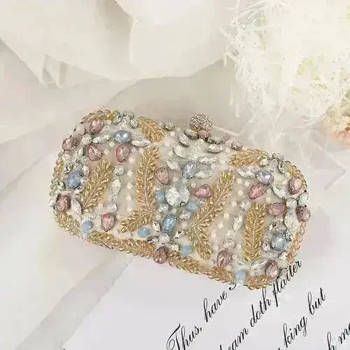 Luxury Rhinestone Clutch Bag - Wedding &amp; Party Purse | Femstylo