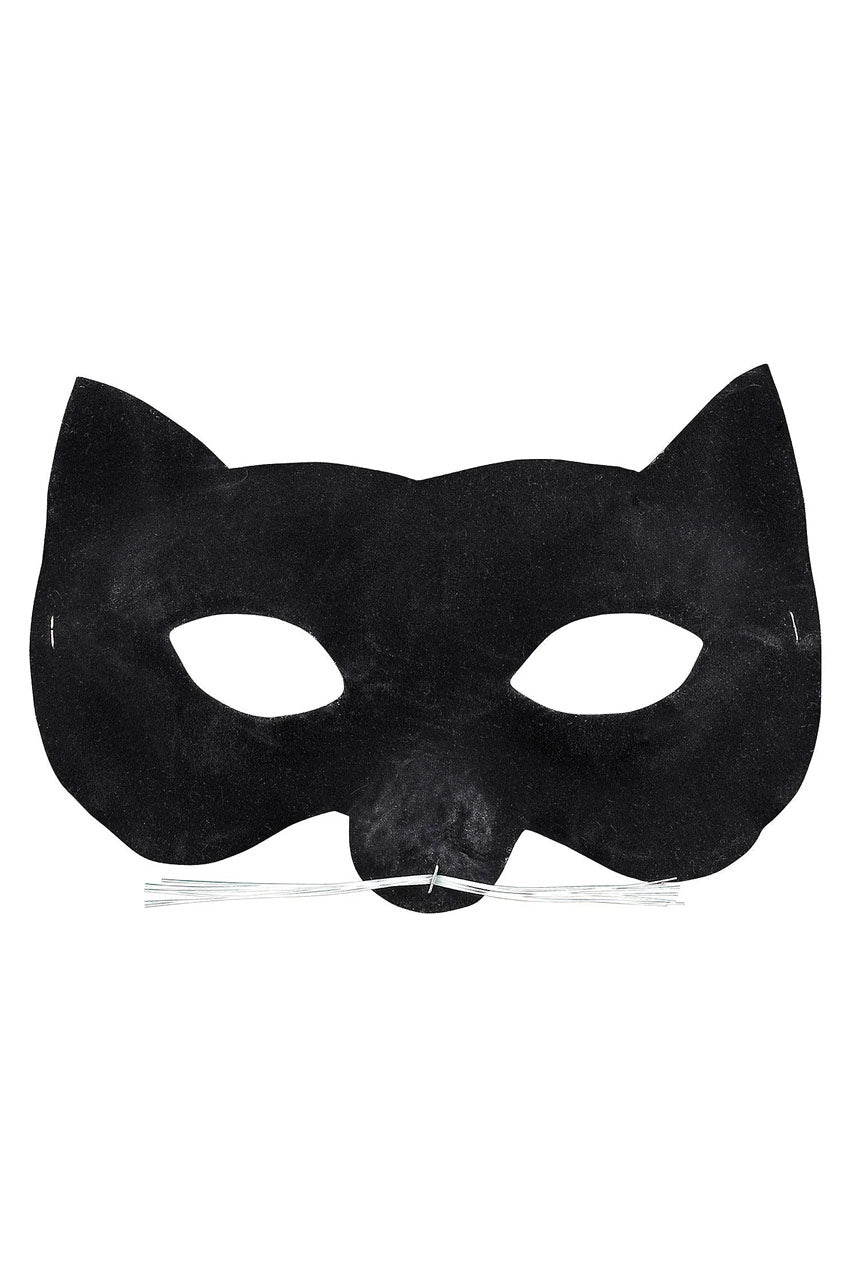 Black Velvet Cat Eye Mask