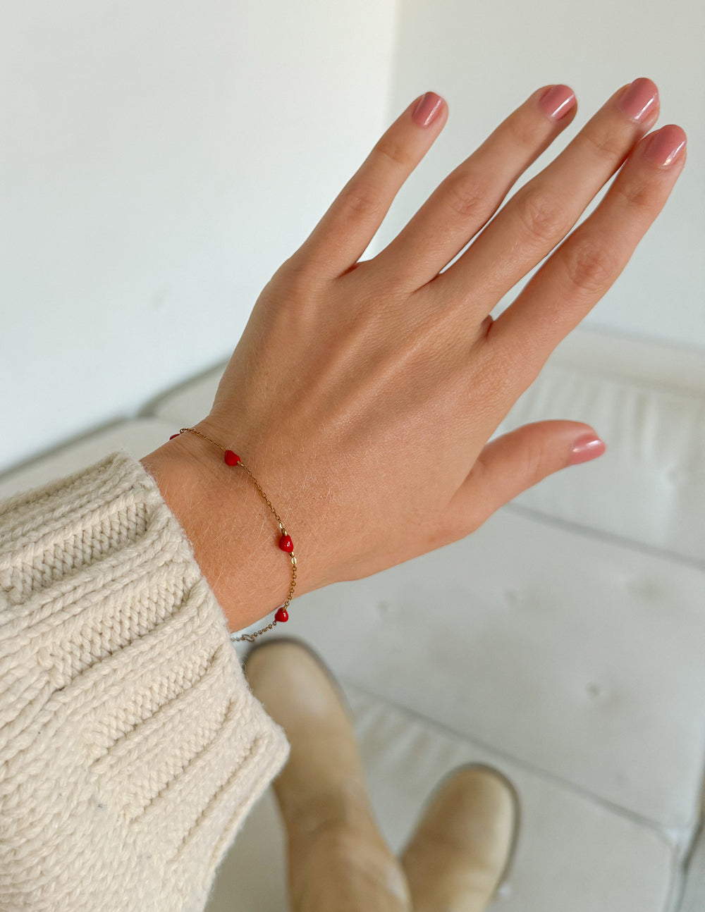 Dainty Love Link Bracelet