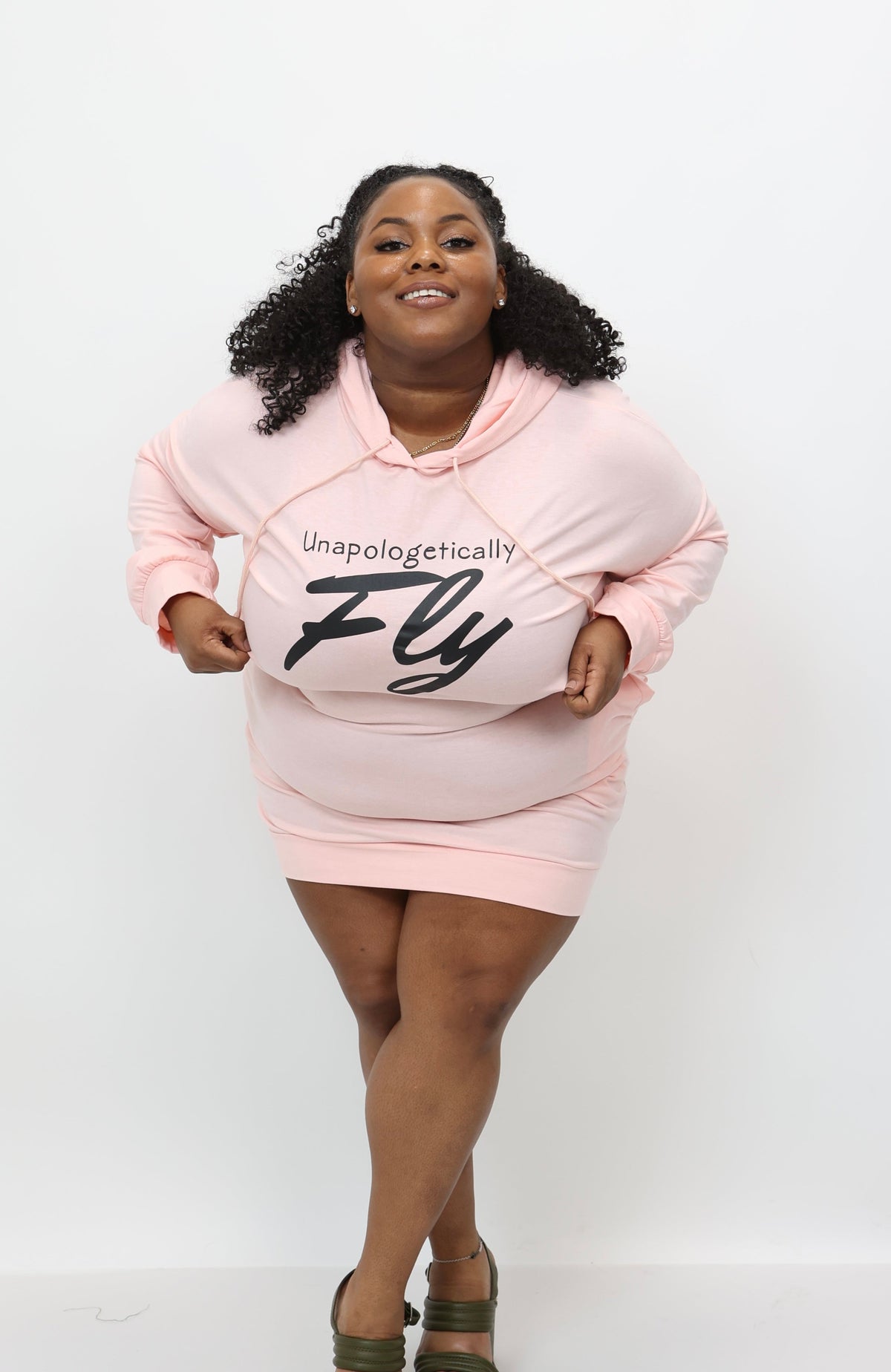 “Hot Girl Hoodies” Sweater Dress