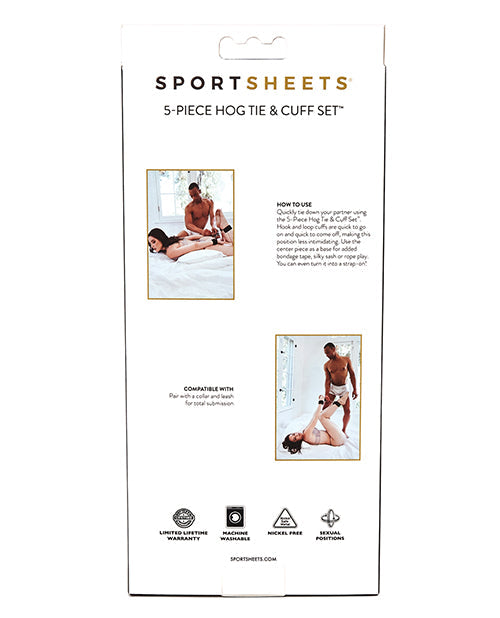 Sportsheets Five Piece Hog Tie &amp; Cuff Set