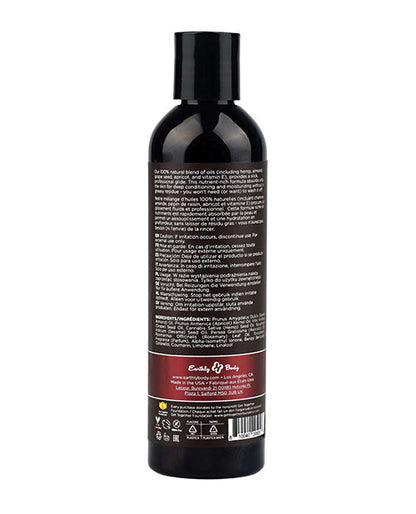 Earthly Body Massage &amp; Body Oil - 8 oz Zen Berry Rose