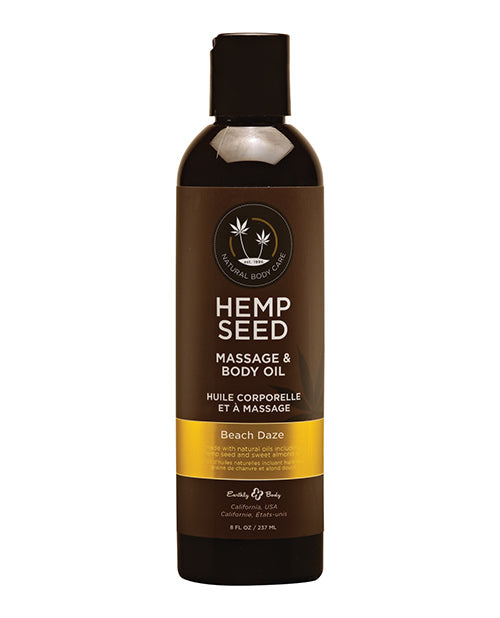 Earthly Body Massage &amp; Body Oil - 8 oz Beach Daze