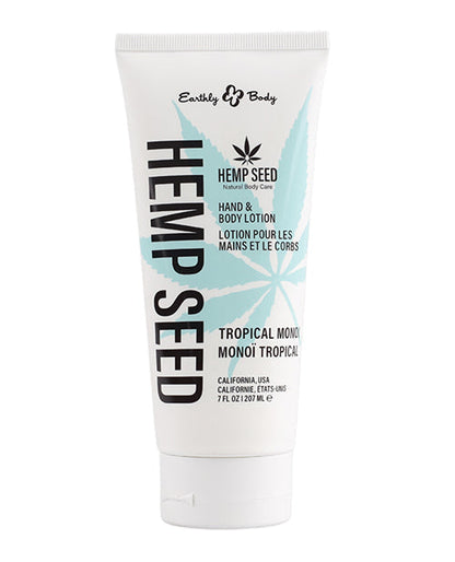 Earthly Body Hand &amp; Body Lotion - 7oz Tube Tropical Monoi