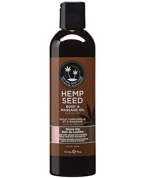 Earthly Body Massage &amp; Body Oil - 8 oz Skinny Dip