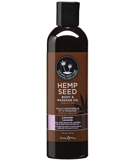 Earthly Body Massage &amp; Body Oil - 8 oz Lavender