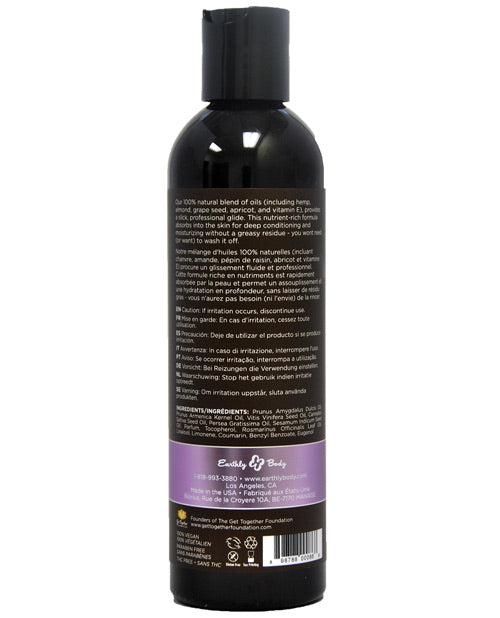 Earthly Body Massage &amp; Body Oil - 8 oz Lavender