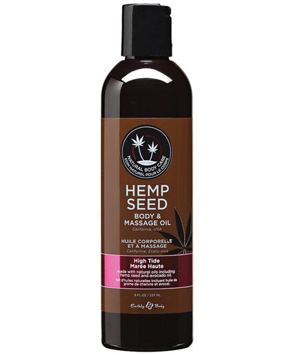 Earthly Body Massage &amp; Body Oil - 8 oz High Tide