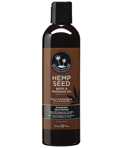 Earthly Body Massage &amp; Body Oil - 8 oz Unscented