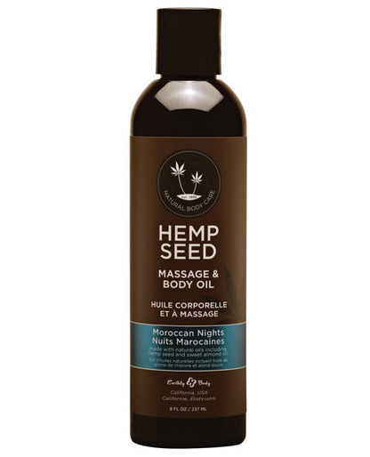 Earthly Body Massage &amp; Body Oil - 8 oz Moroccan Nights