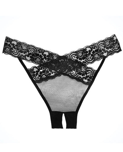 Adore Sheer &amp; Lace Desire Panty Black O/S