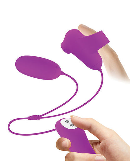 Pretty Love Suction &amp; Vibro Bullets - Fuchsia