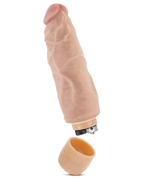 Blush Dr Skin Vibrating Dildo | 7" Big Dildo 