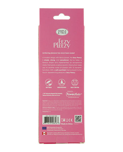 Easy Pleezy Pink Vibrator | Bullet Vibrators | 10-Function Silicone Beginner | Best Vibrator for Women
