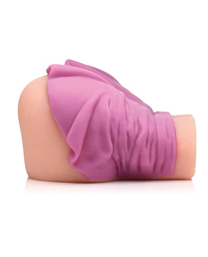 Curve Toys Mistress Ariana Mini Skirt Pussy &amp; Ass Masturbator - Ivory