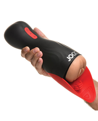 Curve Toys Jock Sucking &amp; Vibrating Pussy Masturbator