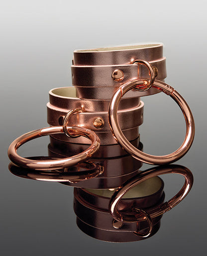 Pleasure Collection Adjustable Handcuffs - Rose Gold