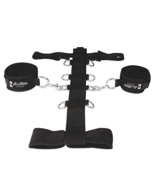 Lux Fetish 3 pc Adjustable Neck &amp; Wristraint Set