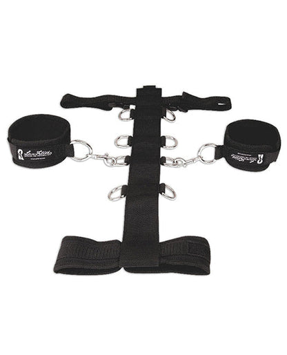 Lux Fetish 3 pc Adjustable Neck &amp; Wristraint Set