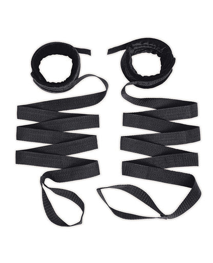 Lux Fetish 4 Pc Bondage Strap &amp; Flogger Kit