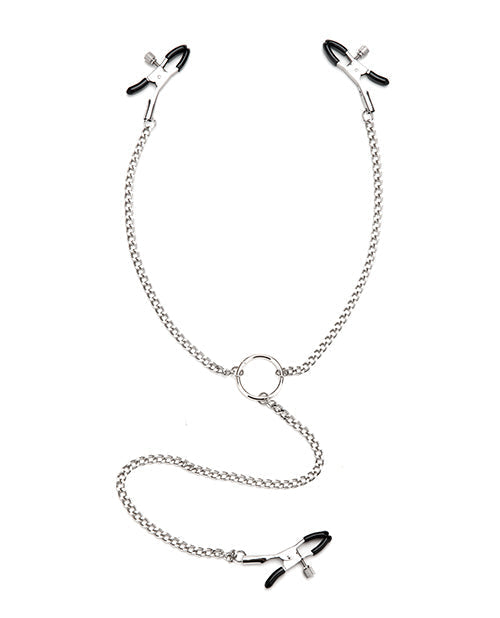 Lux Fetish Adjustable Nipple Clips &amp; Clit Clamp