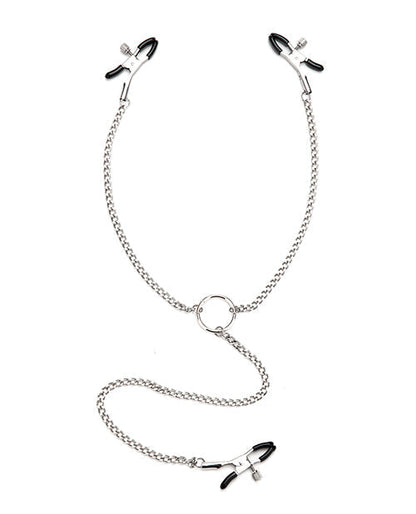 Lux Fetish Adjustable Nipple Clips &amp; Clit Clamp
