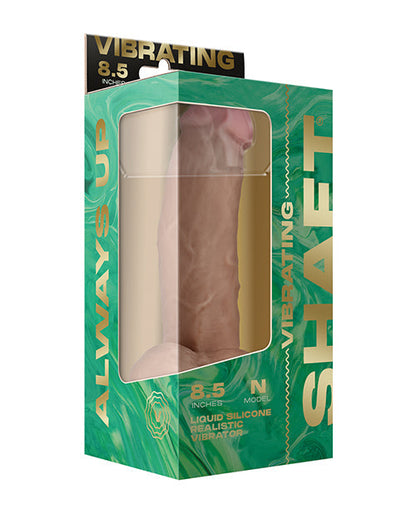 Shaft Flexskin Realistic Dildo | Pine Silicone Dildo | 8.5" Big Dildo | Vibrating Dildo with Balls