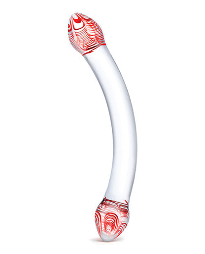 Glas Realistic Dildo | Red Head Double Sided Dildo | Clear Glass Dildo | Large Dildo | Best Dildo
