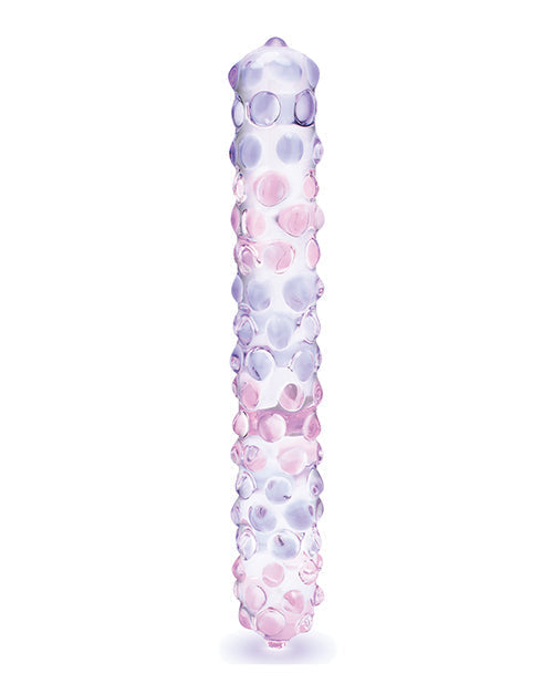 Glas 9" Big Dildo | Rose Purple Pink Dildo | Nubby Glass Dildo | Realistic Dildo | Large Dildo