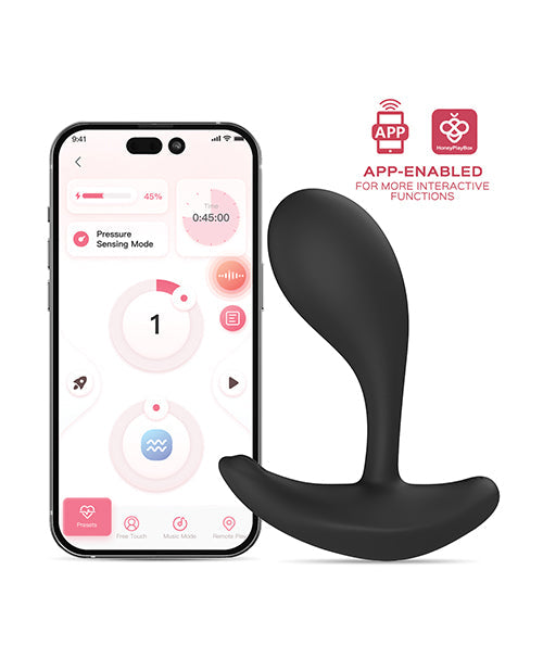 Oly 2 Pressure Sensing App-Enabled Wearable Clit &amp; G Spot Vibrator - Black