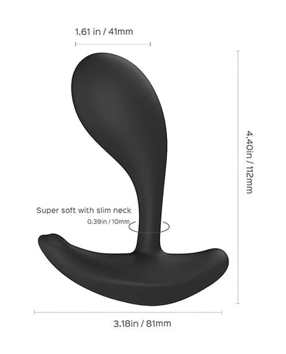 Oly 2 Pressure Sensing App-Enabled Wearable Clit &amp; G Spot Vibrator - Black