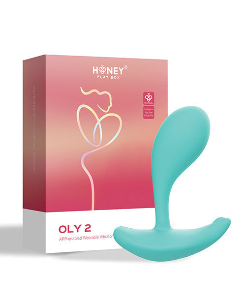 Oly 2 Pressure Sensing App-Enabled Wearable Clit &amp; G Spot Vibrator - Blue