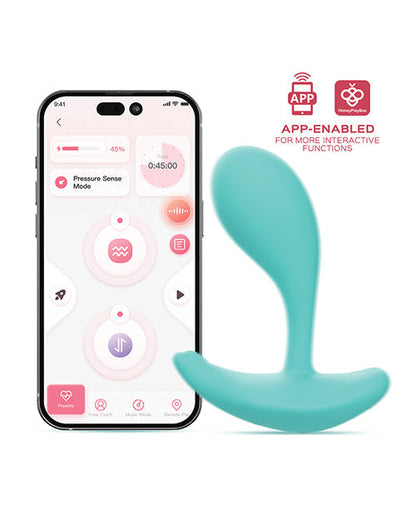 Oly 2 Pressure Sensing App-Enabled Wearable Clit &amp; G Spot Vibrator - Blue
