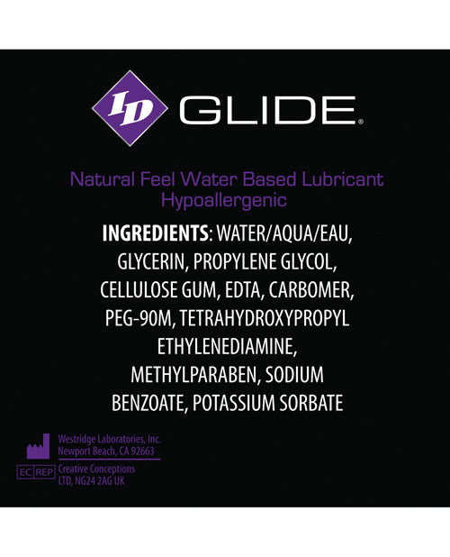 ID Glide Water Based Lubricant - 1 oz Pocket Bottle