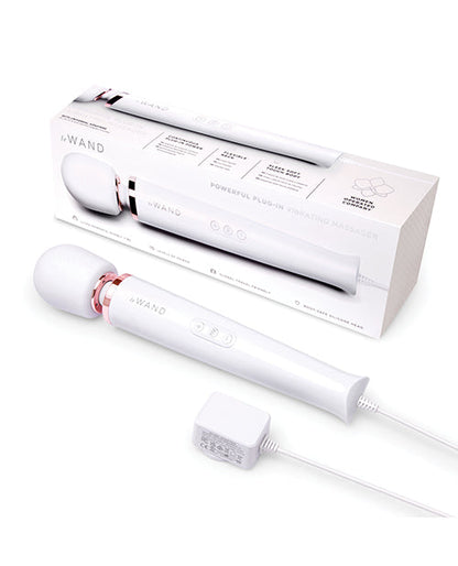 Le Wand Powerful Plug-In Vibrating Massager - White