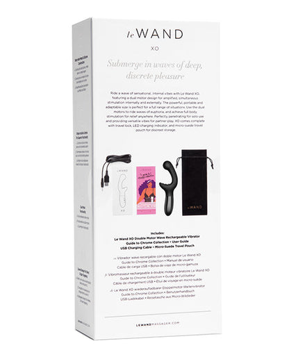 Le Wand Vibrator | XO Double Motor Wave Best Vibrator for Women | Rechargeable Black Clit Vibrator