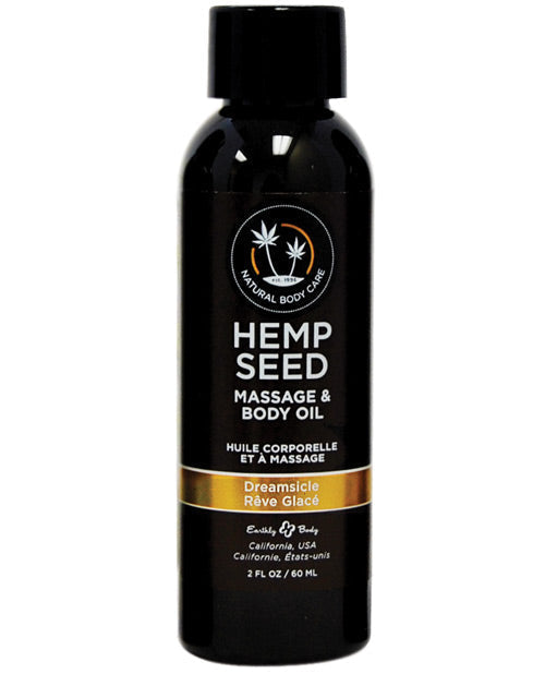 Earthly Body Massage &amp; Body Oil - 2 oz Dreamsicle