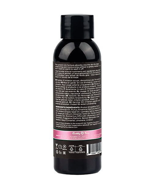 Earthly Body Massage &amp; Body Oil - 2 oz Zen Berry Rose