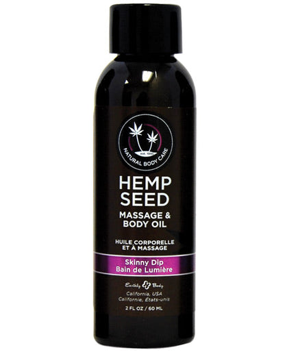 Earthly Body Massage &amp; Body Oil - 2 oz Skinny Dip