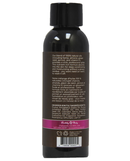 Earthly Body Massage &amp; Body Oil - 2 oz Skinny Dip