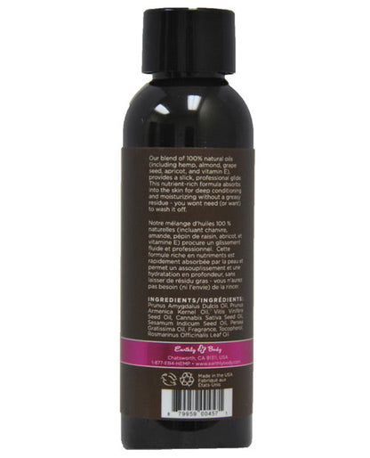 Earthly Body Massage &amp; Body Oil - 2 oz Skinny Dip