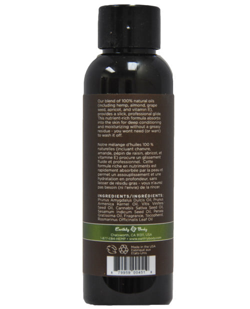 Earthly Body Massage &amp; Body Oil - 2 oz Guavalava
