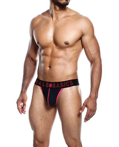 Male Basics Neon Thong  Coral LG