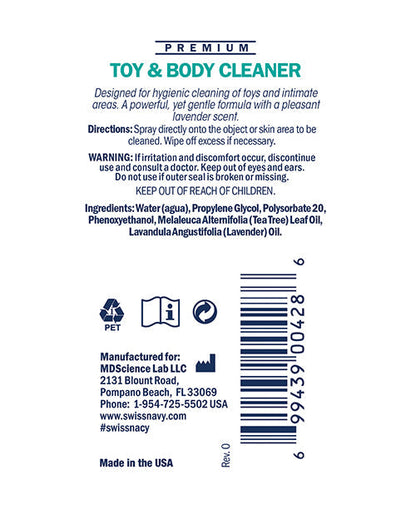 Swiss Navy Toy &amp; Body Cleaner - 1 oz