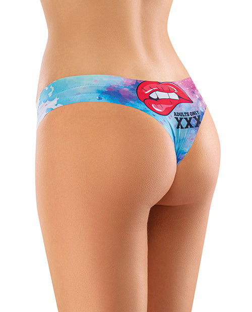 Mememe Cabal Jade Printed Thong SM