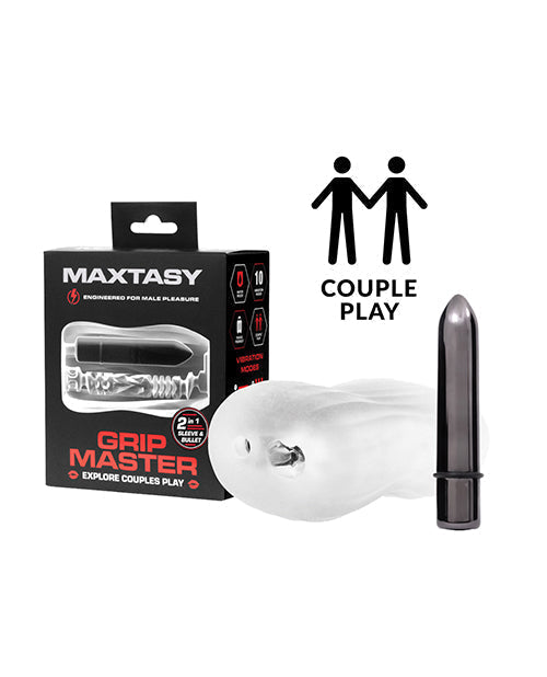 Maxtasy Grip Master Sleeve &amp; Bullet - Clear