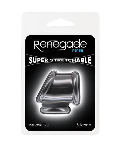 Renegade Piper Cock &amp; Balls Ring - Black