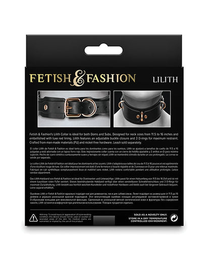 Fetish &amp; Fashion Lilith Collar - Black
