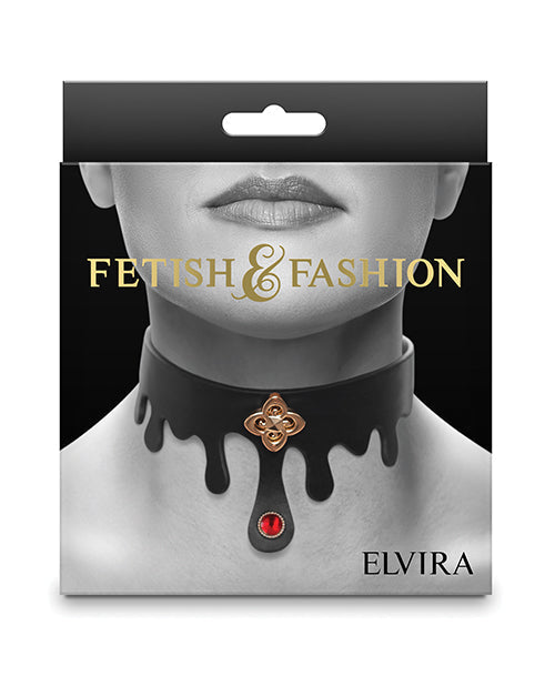 Fetish &amp; Fashion Elvira Collar - Black